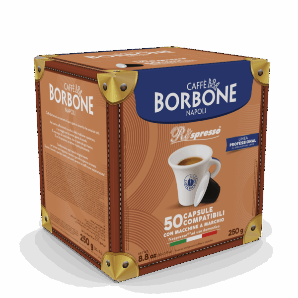 capsule-respresso-borbone-scatola Borbone Decaffeinato 50 Capsule Compatibile Nespresso®