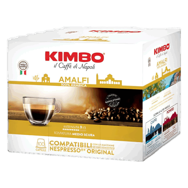 Kimbo Miscela Amalfi 100 Capsule Compatibile Nespresso®