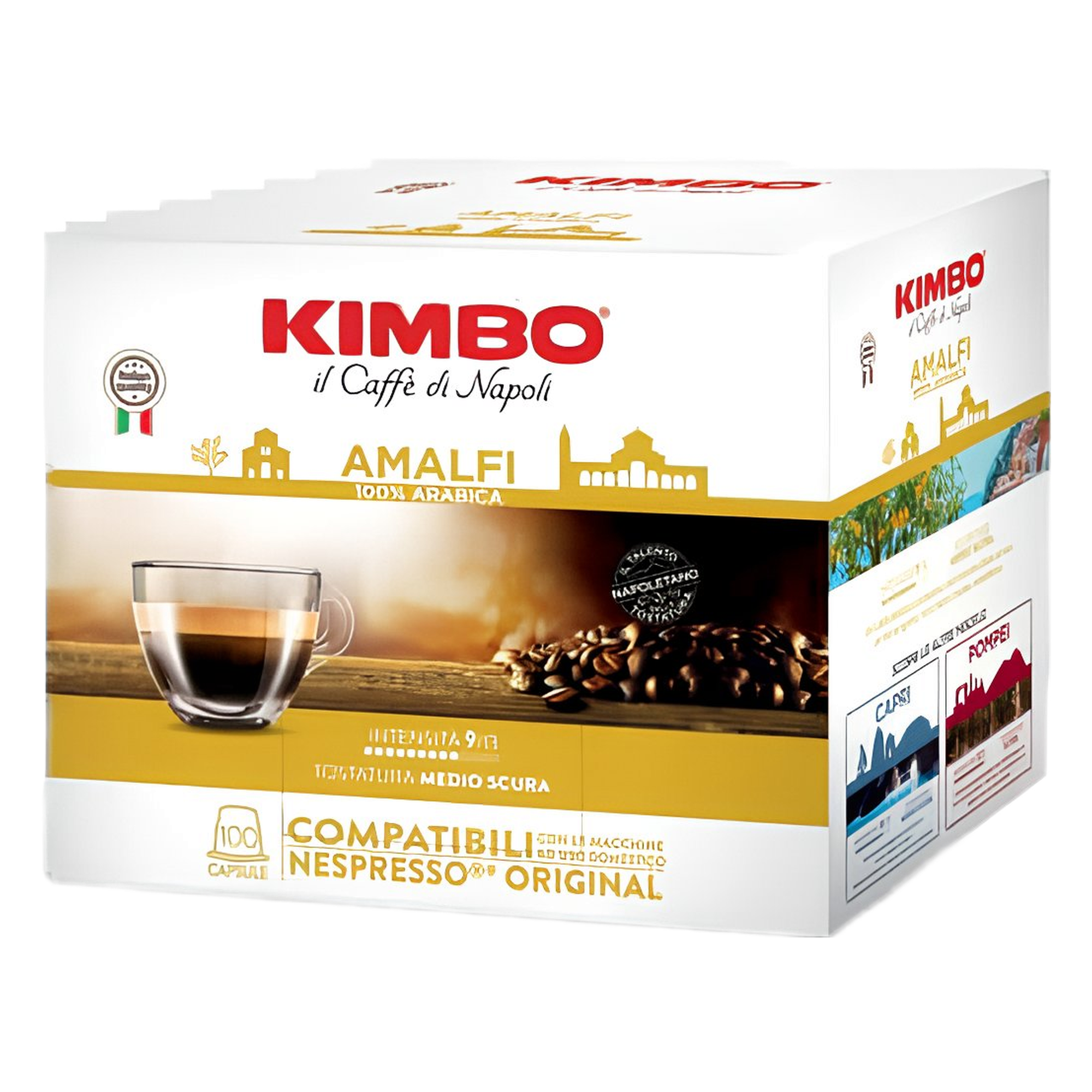 Kimbo Miscela Amalfi 100 Capsule Compatibile Nespresso®