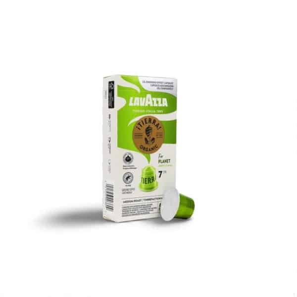 10 capsule Alluminio Lavazza Tierra Bio Planet Compatibili Nespresso®
