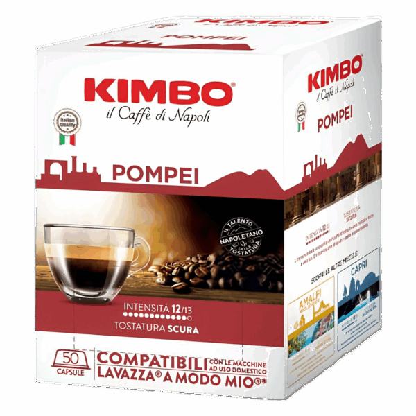 Kimbo Miscela Pompei Compatibili A Modo Mio® 50 Capsule