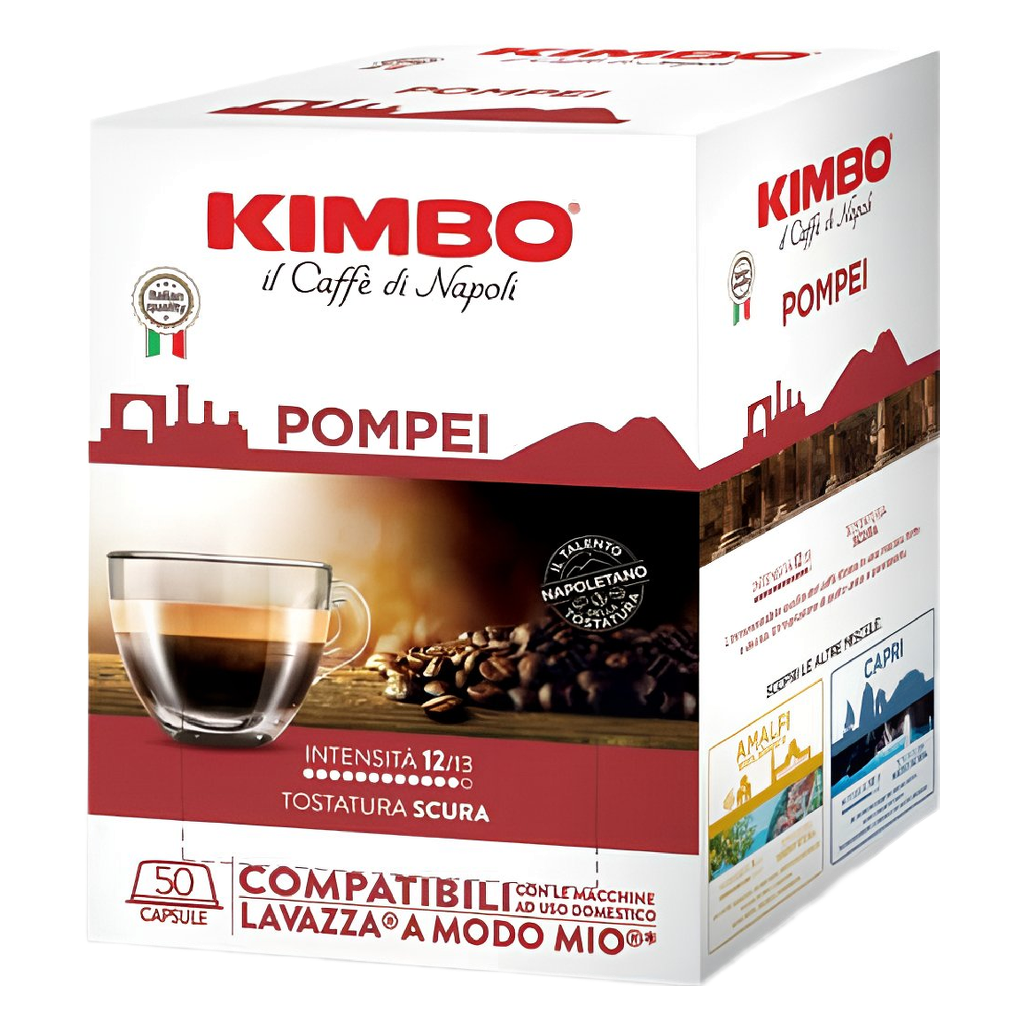 Kimbo Miscela Pompei Compatibili A Modo Mio® 50 Capsule