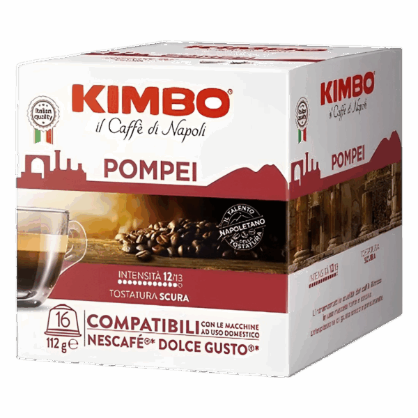 Kimbo Miscela Pompei Compatibili Dolce Gusto® 16 Capsule