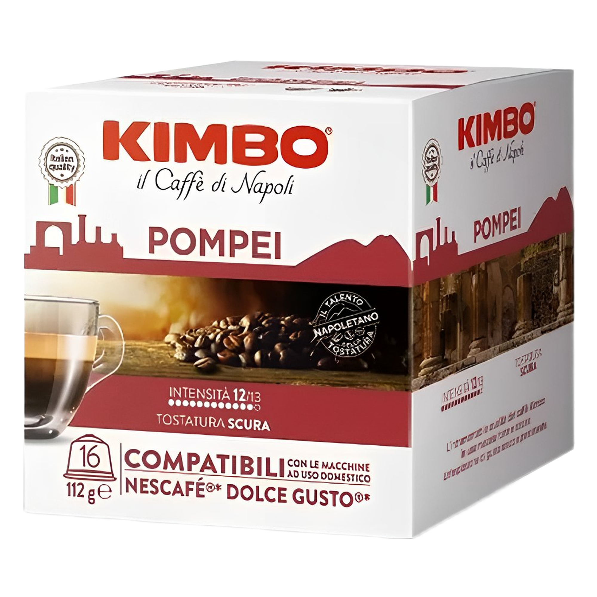 Kimbo Miscela Pompei Compatibili Dolce Gusto® 16 Capsule