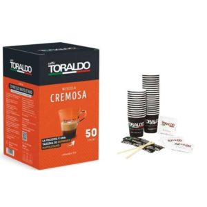 Toraldo Miscela Cremosa 50 Cialde + Kit Accessori
