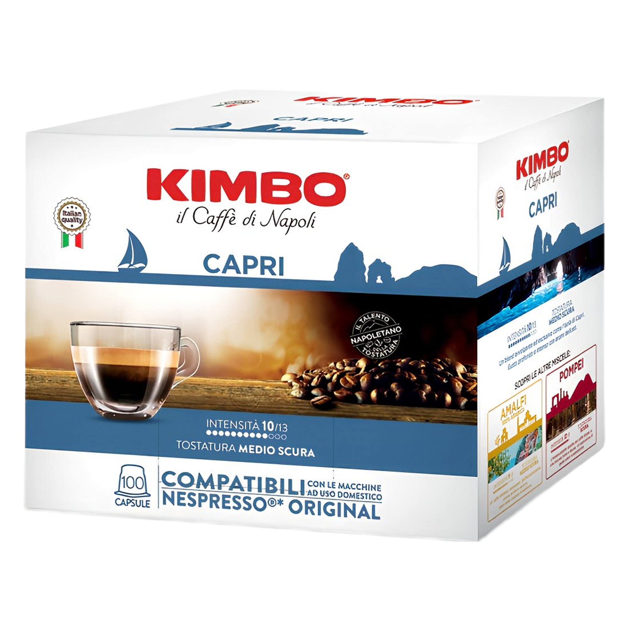 Kimbo Miscela Capri 100 Capsule Compatibile Nespresso®