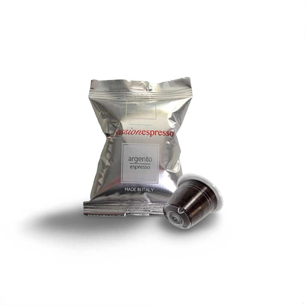 Lollo Caffé Miscela Argento 100 Capsule Compatibile Nespresso®