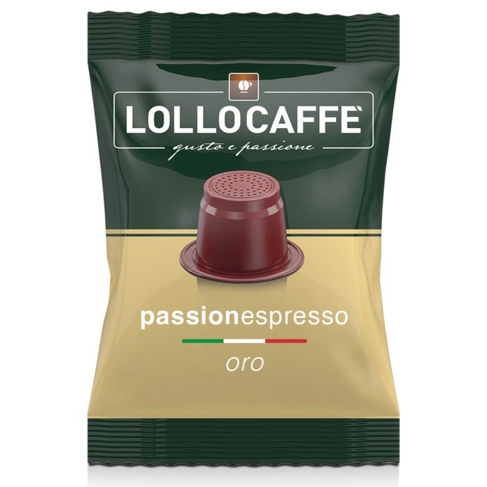 Lollo Caffé Miscela Oro 100 Capsule Compatibile Nespresso®