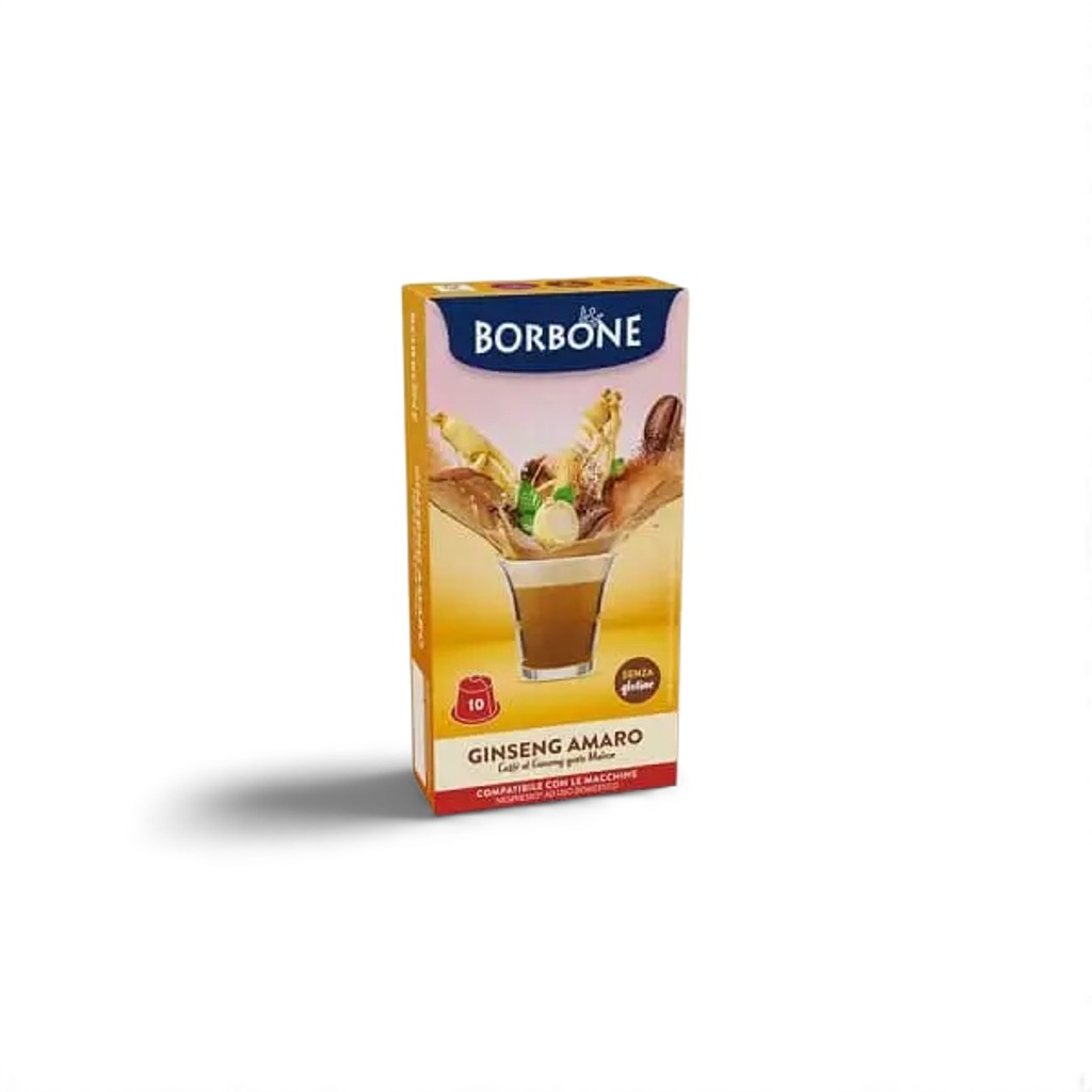 Borbone Ginseng Amaro 10 Capsule Compatibili Nespresso®