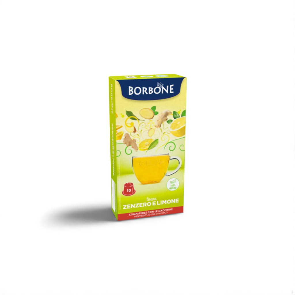 Borbone Tisana Zenzero e Limone 10 Capsule Compatibile Nespresso*