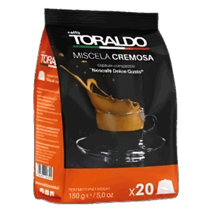 Toraldo Miscela Cremosa Compatibile Dolce Gusto* 100 Capsule