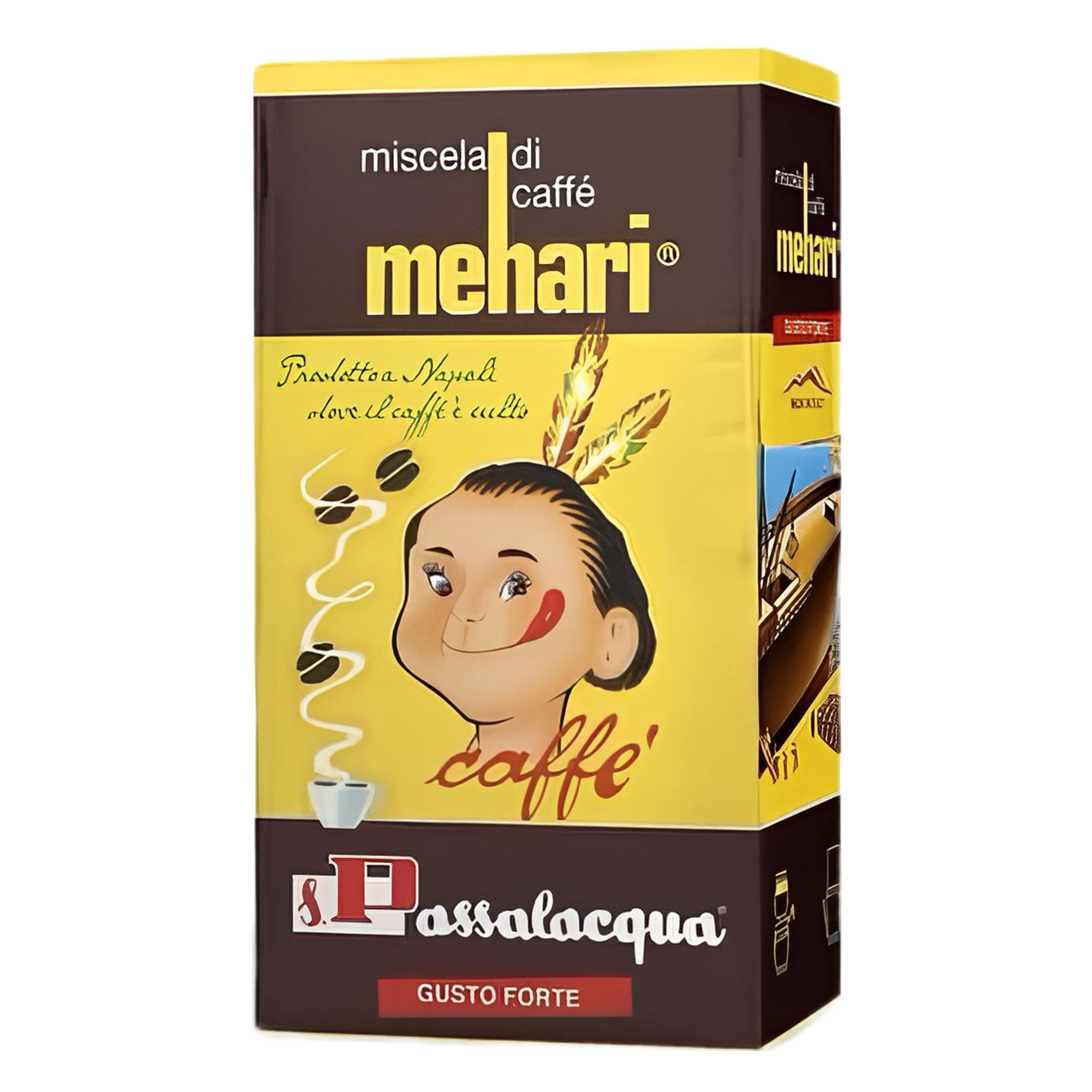 Passalacqua Macinato 250 Gr Miscela Mehari Gusto Forte
