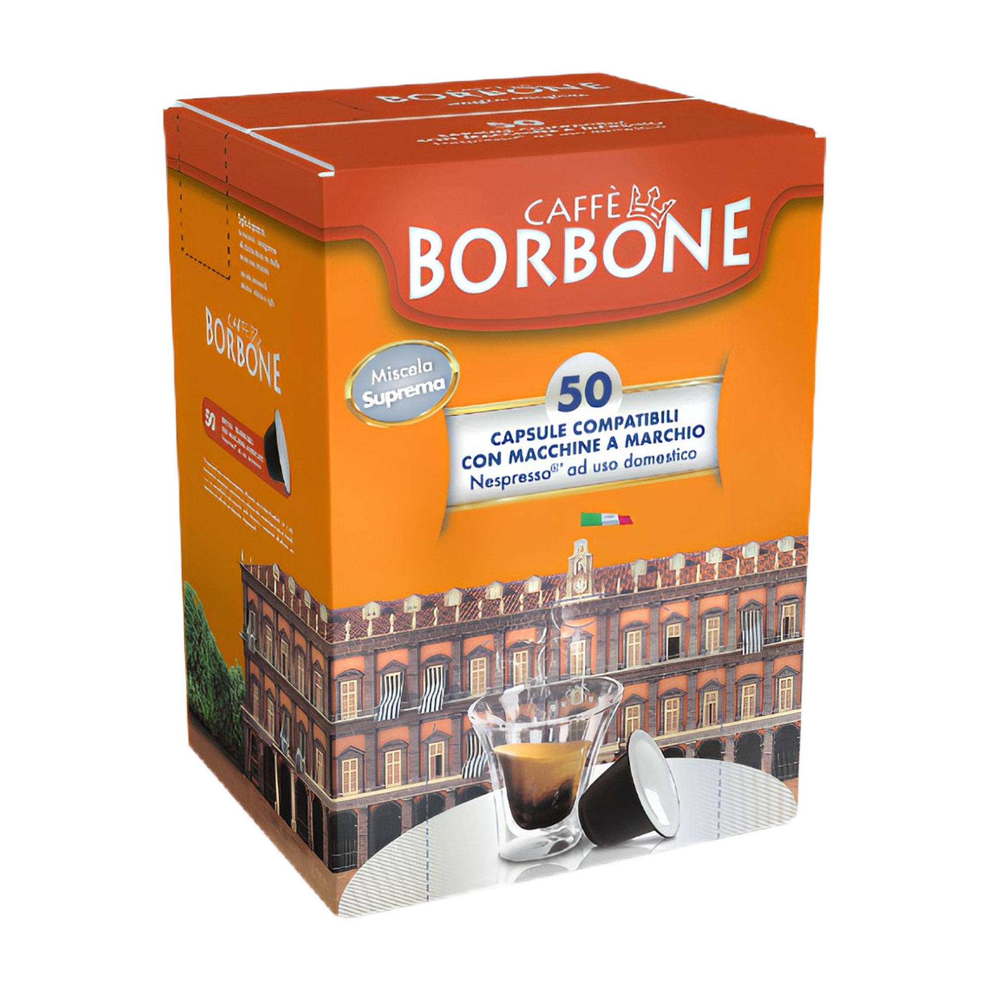 0844314d-51a7-4dd3-88f7-b74232faba69 Borbone Miscela Suprema 50 Capsule Compatibile Nespresso®