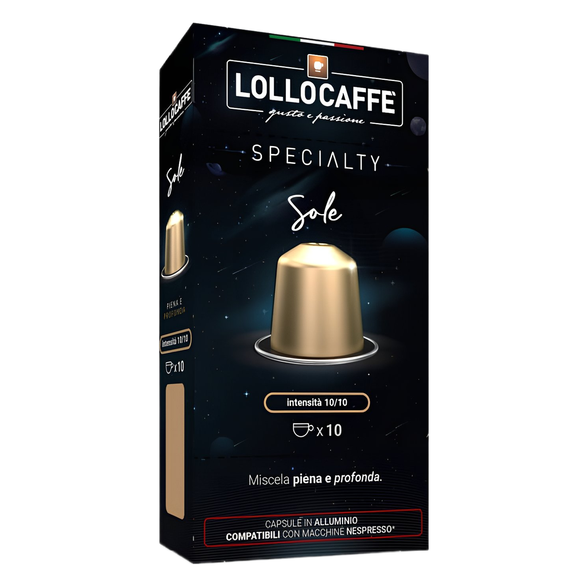 1239786f-38f9-47ec-8f15-b9c2abe582d6 Lollo Caffè Miscela Sole – 10 Capsule Compatibili Nespresso®*