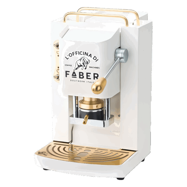 Faber Cialde Macchina Caffè Pro Deluxe Pure White