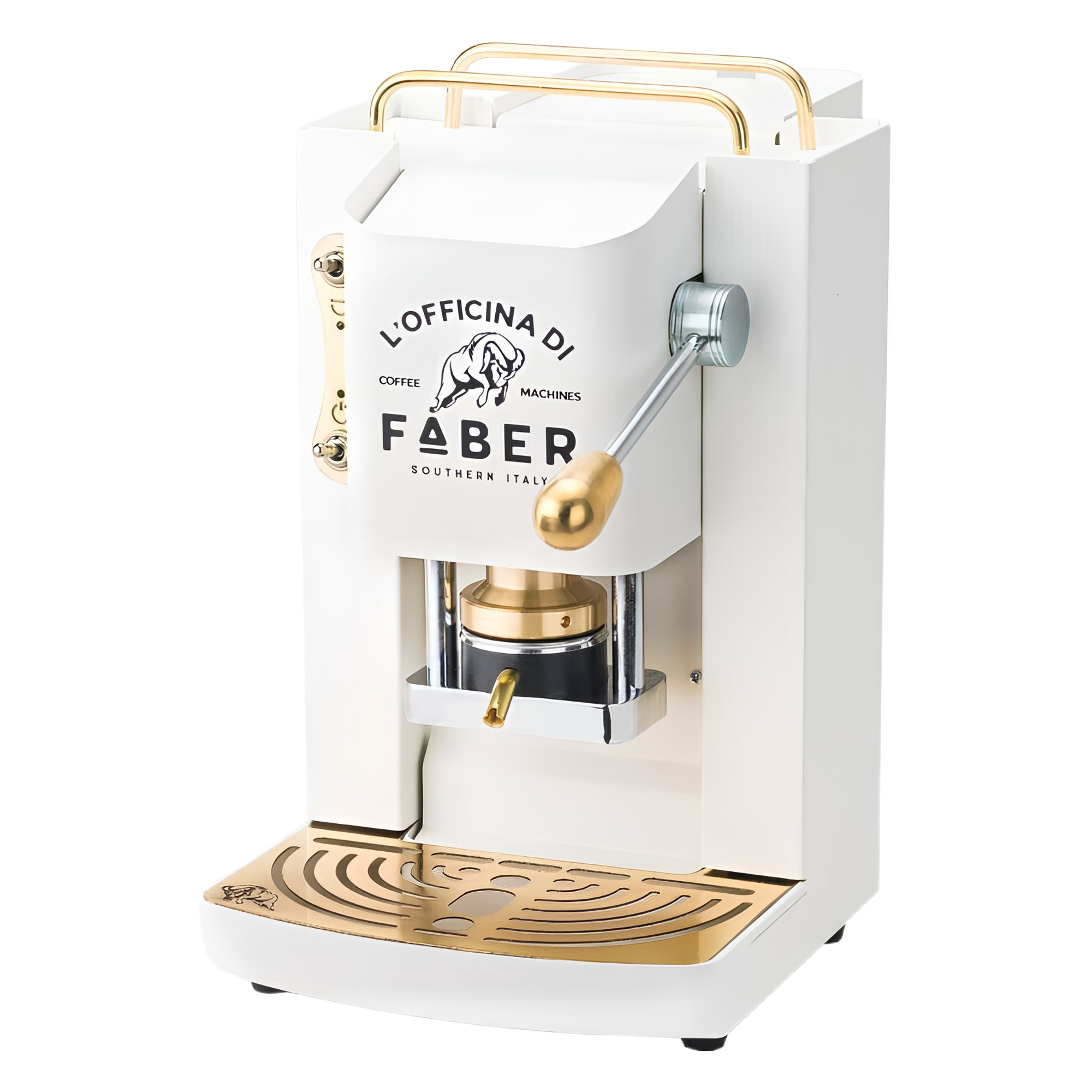 42ec5cf3-4a45-4cba-a91d-426a92b877dc Faber Cialde Macchina Caffè Pro Deluxe Pure White