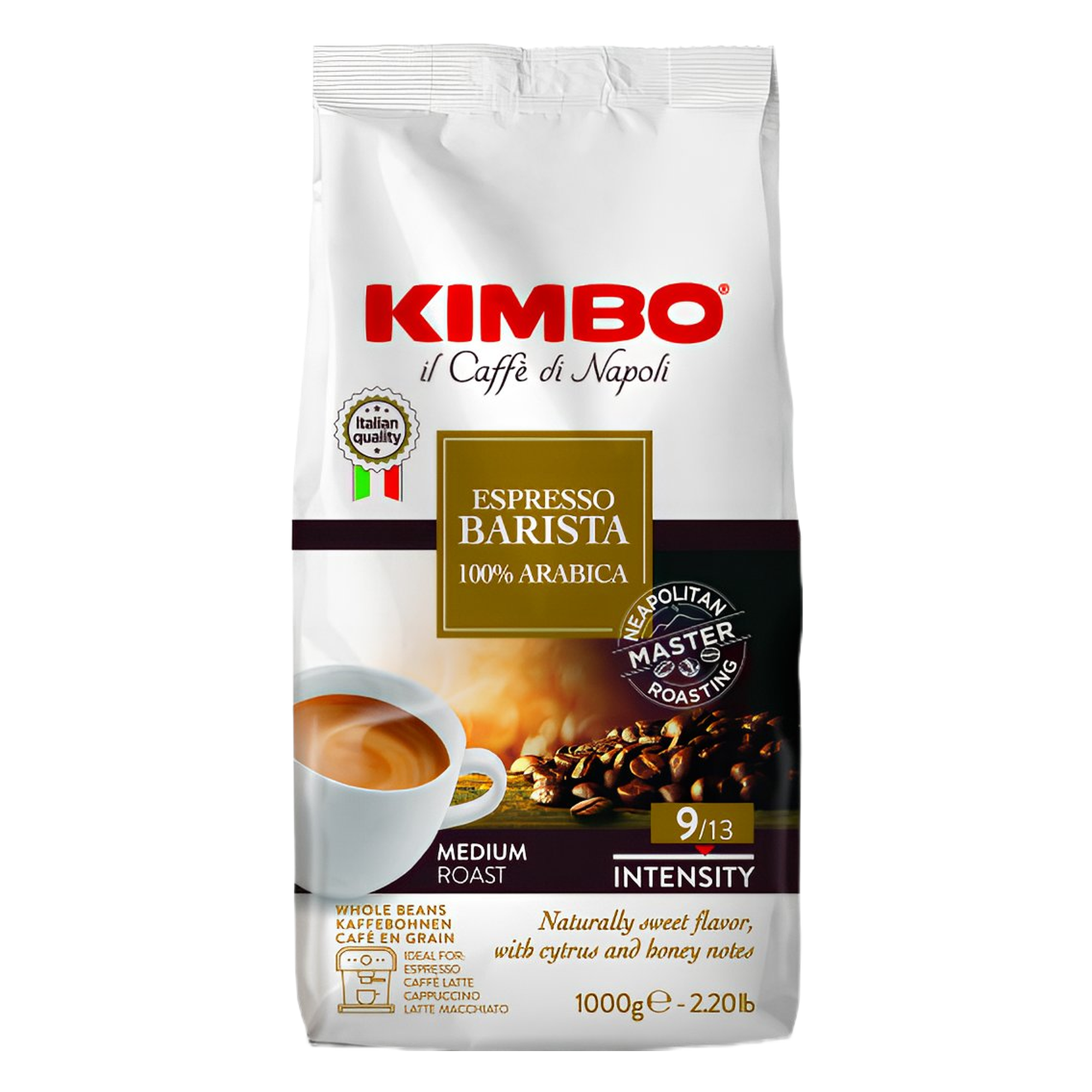 Kimbo Espresso Barista 100% Arabica In Grani 1kg