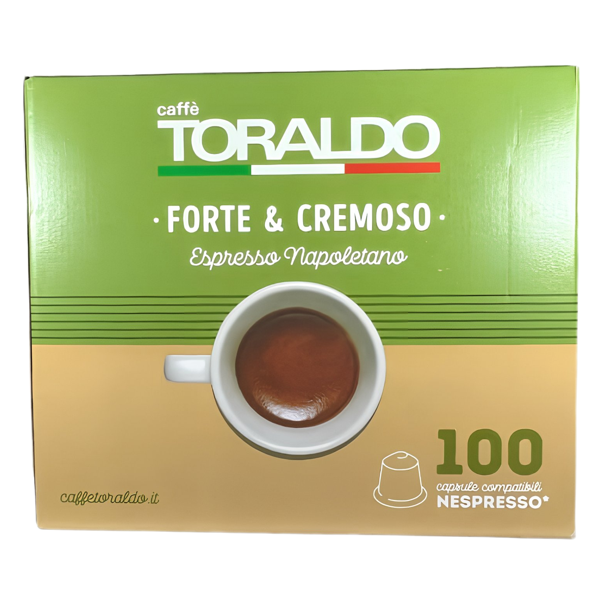 Toraldo Miscela Forte e Cremoso 100 Capsule Compatibili Nespresso®*