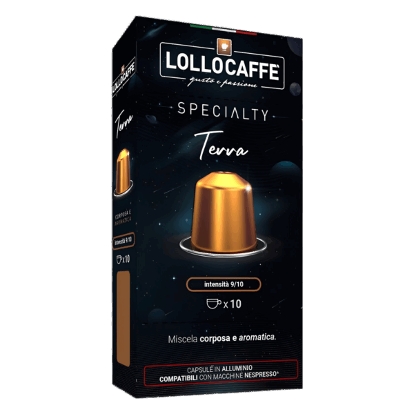 Lollo Caffè Miscela Terra 10 Capsule Compatibili Nespresso®