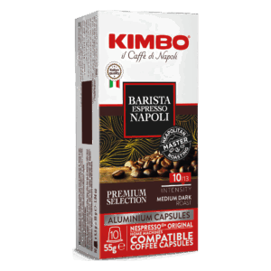Kimbo Barista Espresso Napoli In Alluminio 10 capsule Compatibili Nespresso®