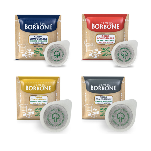 Borbone Blu-Rossa-Oro-Nera 1200 Cialde