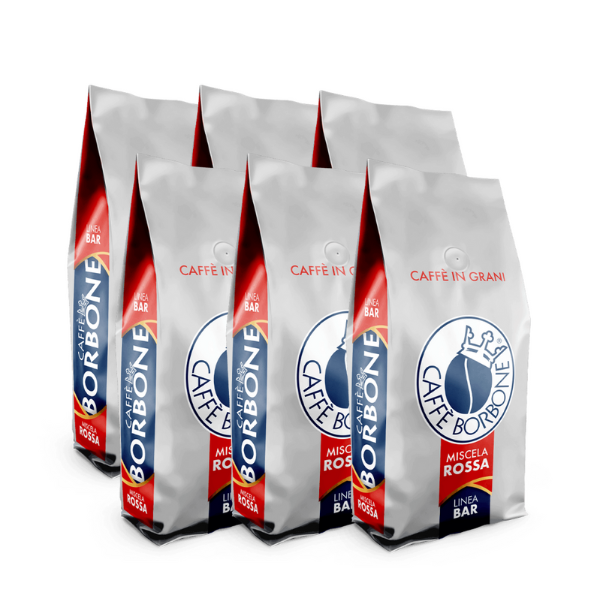 Borbone Rossa Linea Bar In Grani 6 Kg