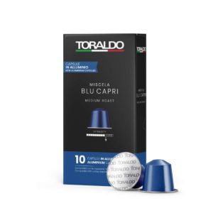 Toraldo Miscela Blu Capri Compatibili Nespresso® 10 Capsule Alluminio