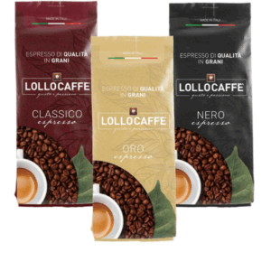 LOLLO IN GRANI Lollo Caffé Miscele Oro-Classica-Nera In Grani 1 Kg x 6