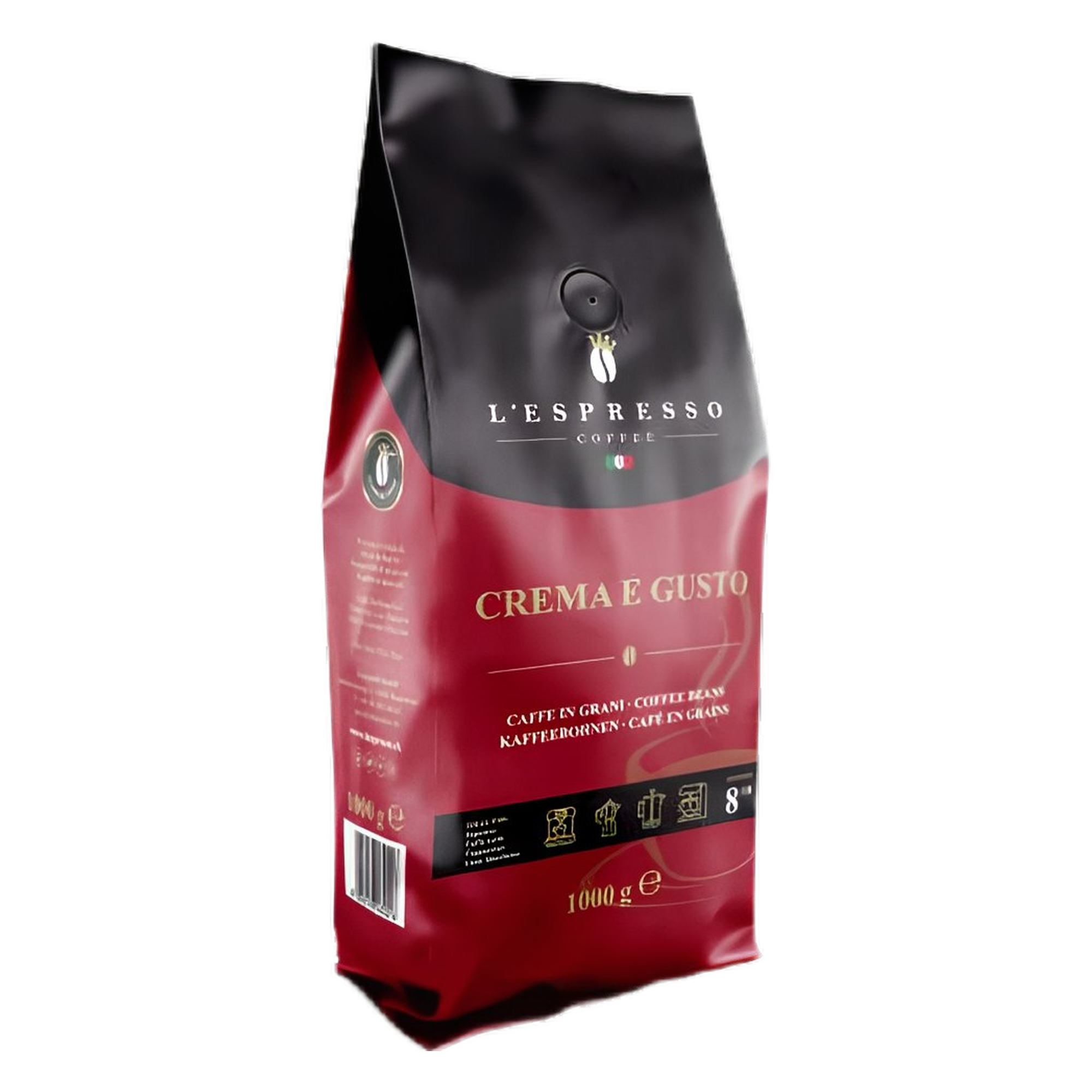 L'Espresso Crema e Gusto Professional In Grani1kg