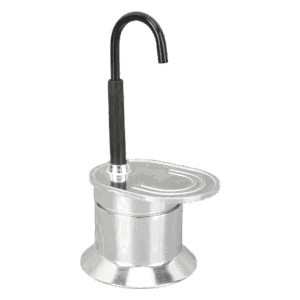 Caffettiera Moka Compatta in Alluminio 1 Tazza