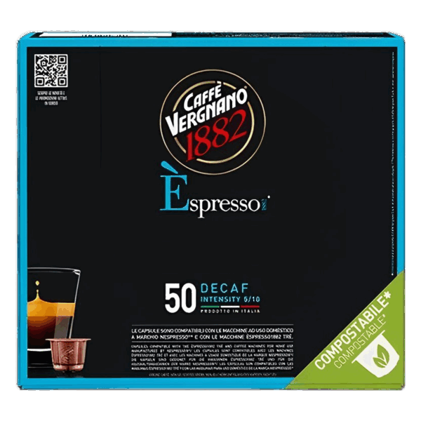 Vergnano Espresso Dek Compatibili Nespresso® 50 Capsule