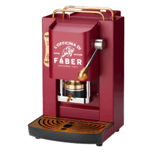 Faber Cialde Macchina Caffè Pro Deluxe Cherry Red