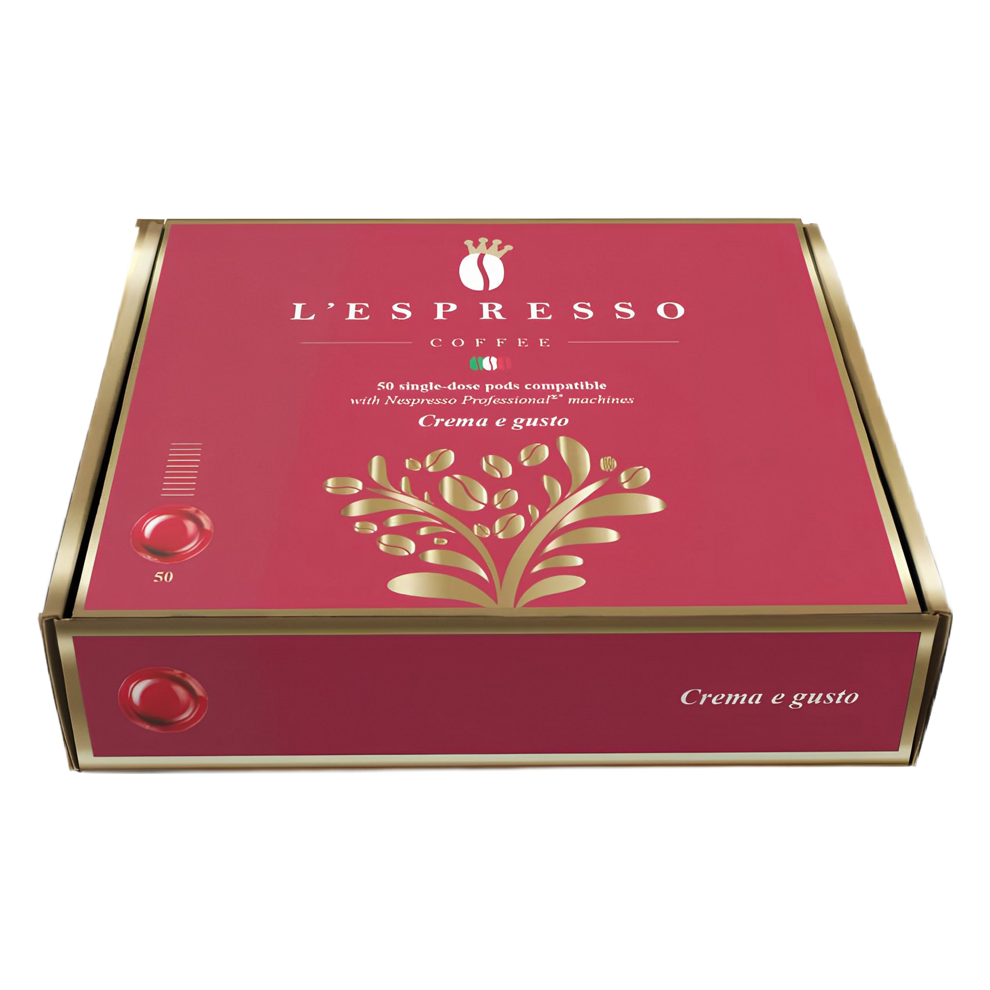 Nespresso Professional L'espresso Crema e Gusto Espresso Forte 50 Capsule