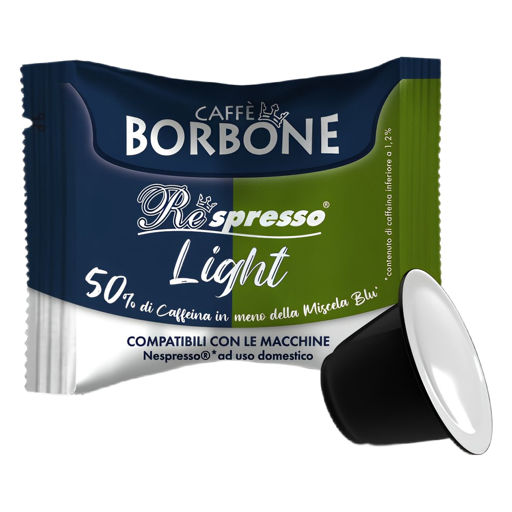 e481f201-e68a-46c8-9fec-cc966c3cb638 Borbone Respresso Light 50 Capsule