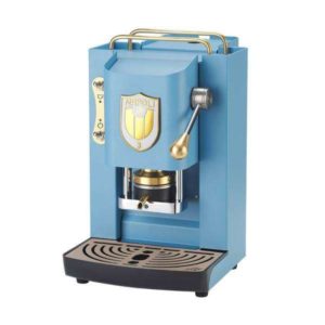 Faber Cialde Macchina Caffè Pro Deluxe Turquoise Scudetto bianco