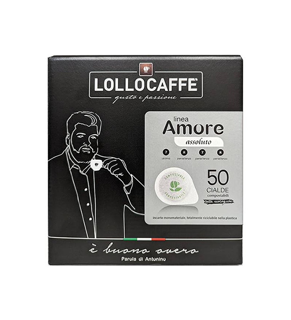 lollo-ese-amoreassoluto Lollo Caffè linea Amore Assoluto 50 Cialde