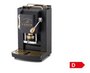Faber Cialde Macchina Caffè Pro Deluxe Nera Opaco