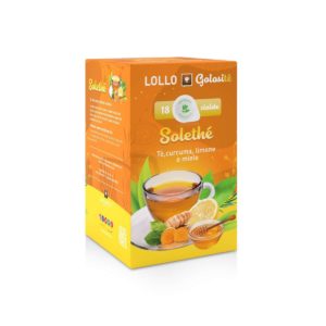 Lollo Caffè Solethé Tè Curcuma, Limone e Miele 18 cialde